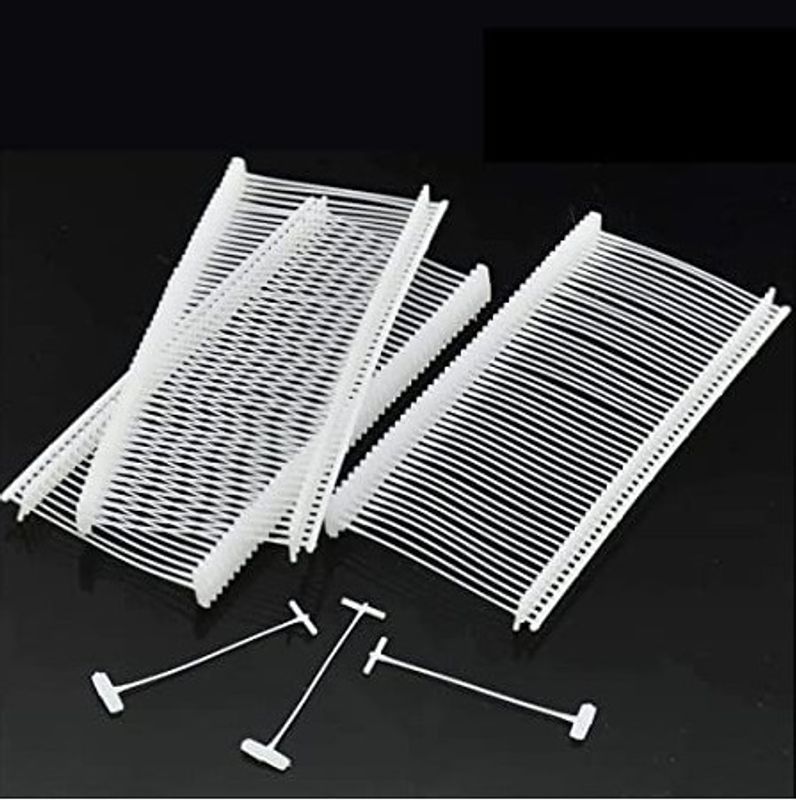 Plasthemper 20 mm Fine Fabric Hvit – 5000 stk til Festepistol